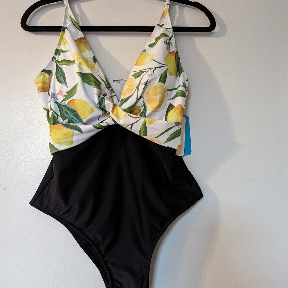 Iffei Lemon Twist Front One piece Swimsuit